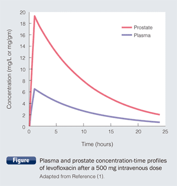 moxifloxacin dose for prostatitis